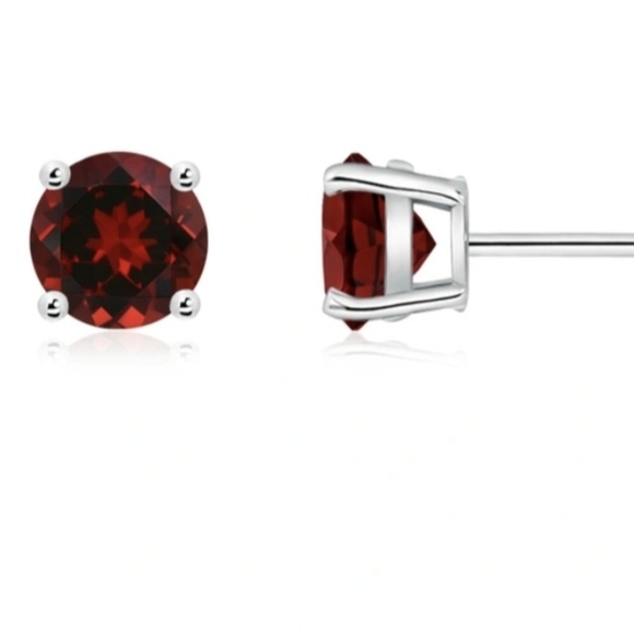 Angara Jewelry - ANGARA GARNET EARRINGS
